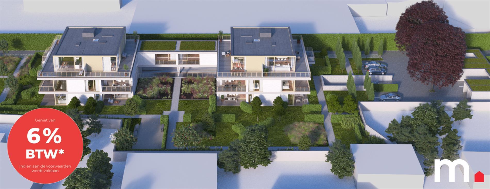 Moderne nieuwbouwappartementen in groene omgeving te Kuurne 