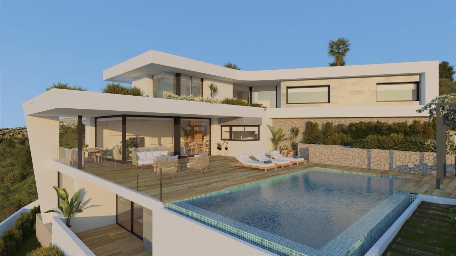 VILLA EDEN - Encinas Design moderne luxe-villa te koop in Cumbre del Sol 