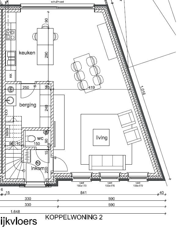 Nieuwbouw woning met 3 slaapkamers te Koekelare 