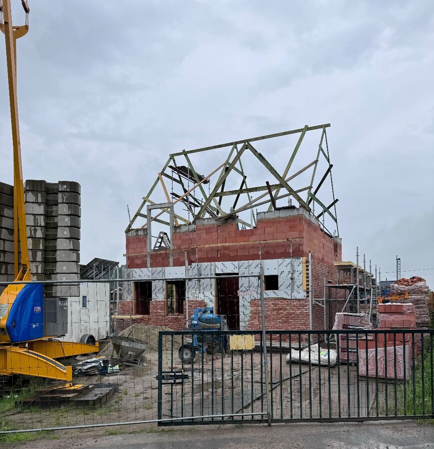 Alleenstaande nieuwbouwwoning met 3 slaapkamers en tuin te Torhout 