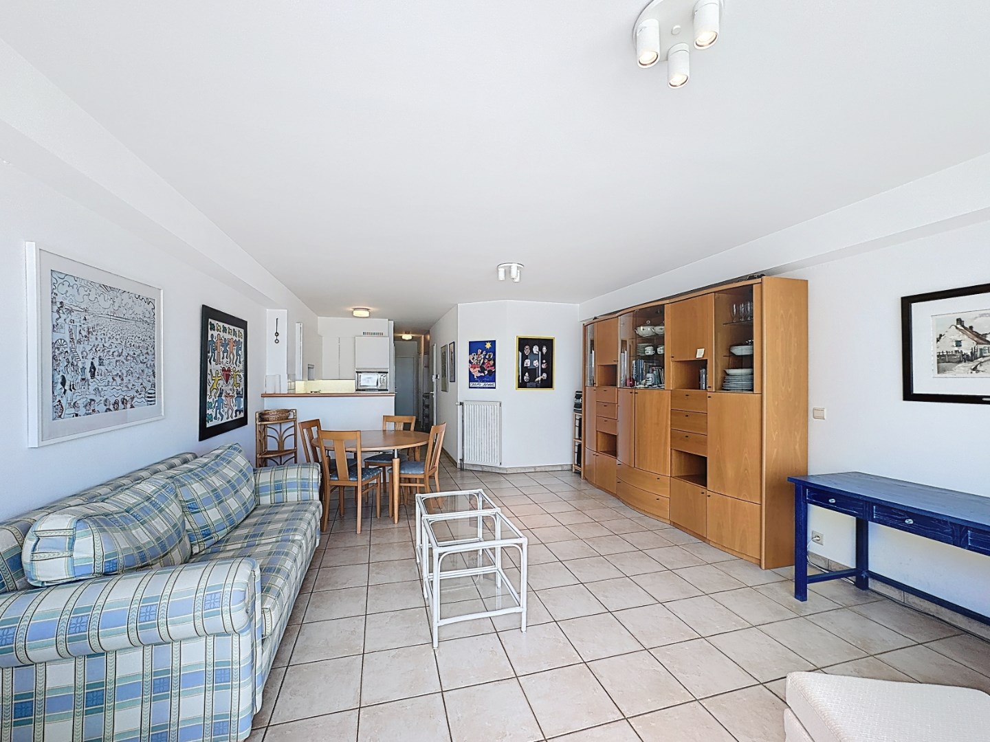 Centraal gelegen appartement met FRONTAAL ZEEZICHT 
