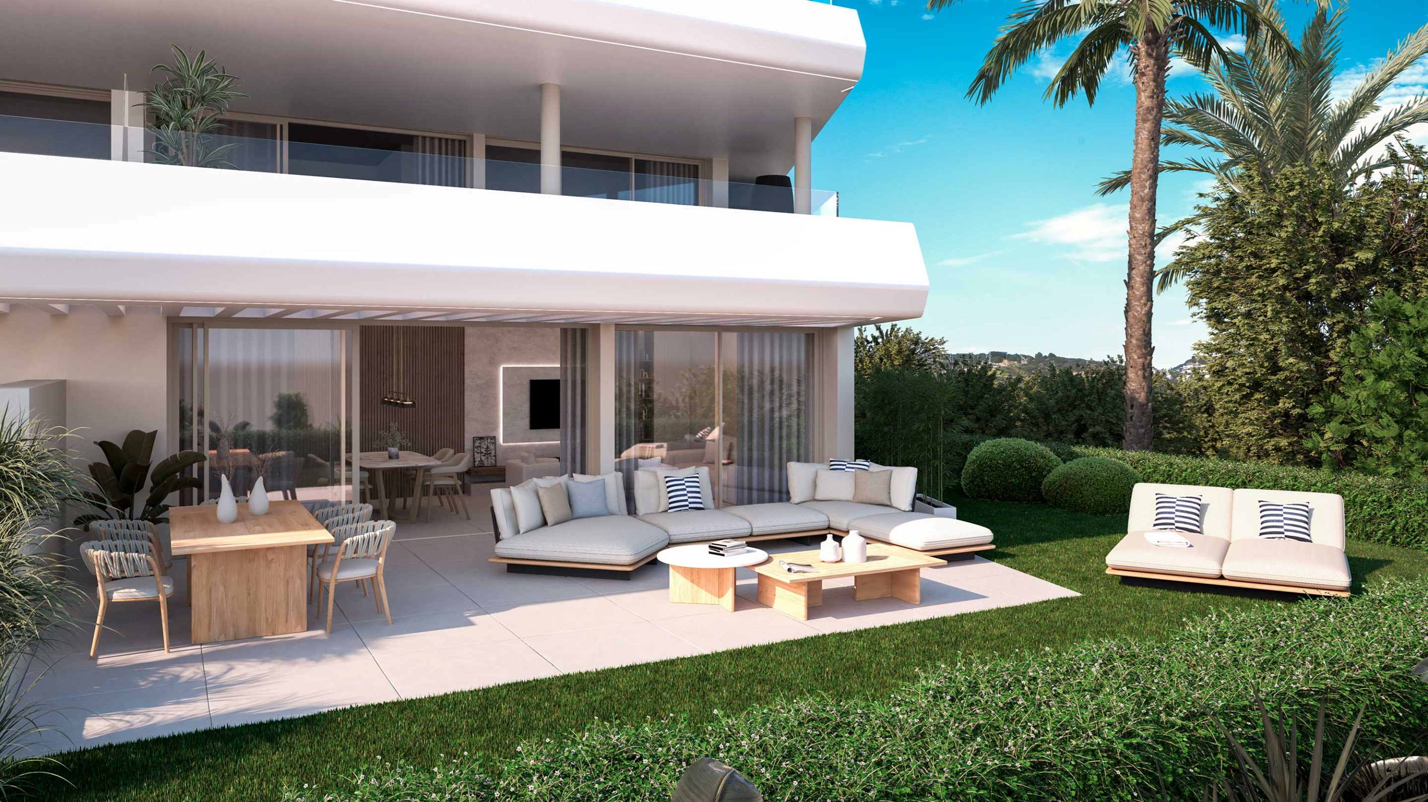 Absolute Estepona: petit projet de construction neuf &#224; proximit&#233; de la plage d&#39;Estepona. 