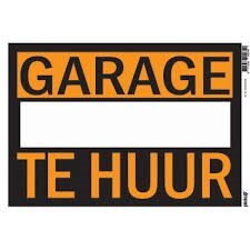 TE HUUR: GARAGE 