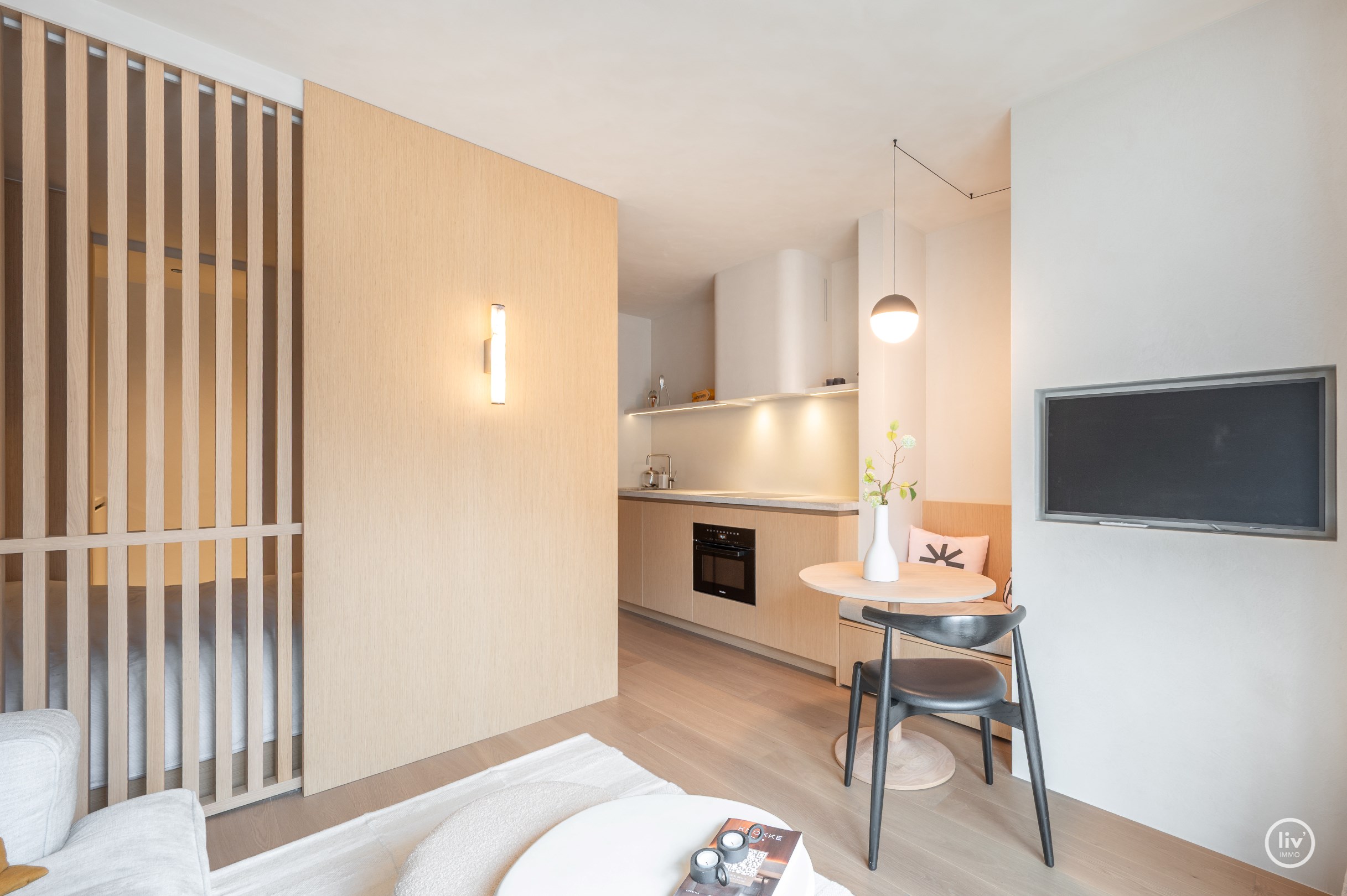 Appartement d&#39;une chambre avec une finition de bon go&#251;t, id&#233;alement situ&#233; pr&#232;s de l&#39;avenue Dumortier. 