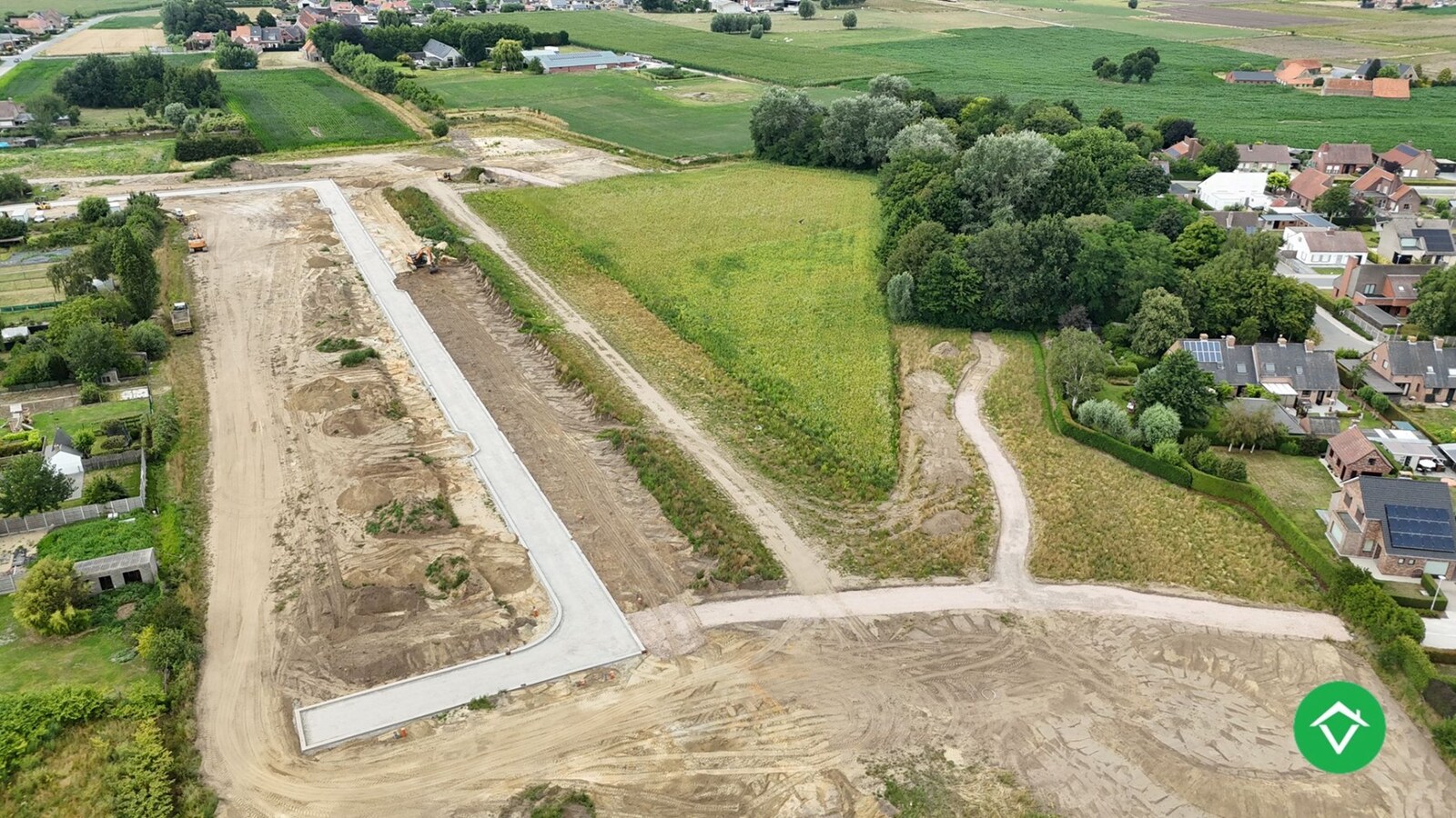 Villaperceel lot 2 te koop te Koekelare 