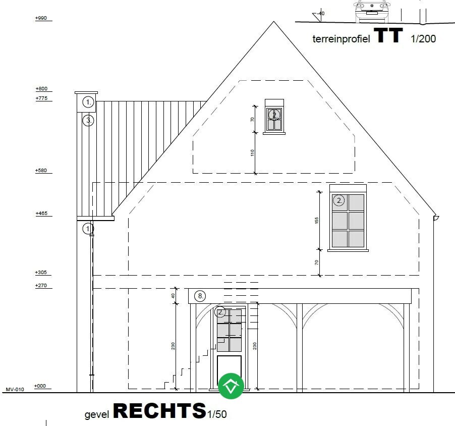 Alleenstaande nieuwbouwwoning met 3 slaapkamers en tuin te Torhout 