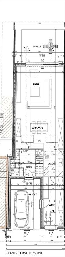 Nieuwbouwwoning met 4 slaapkamers en carport te Ichtegem 