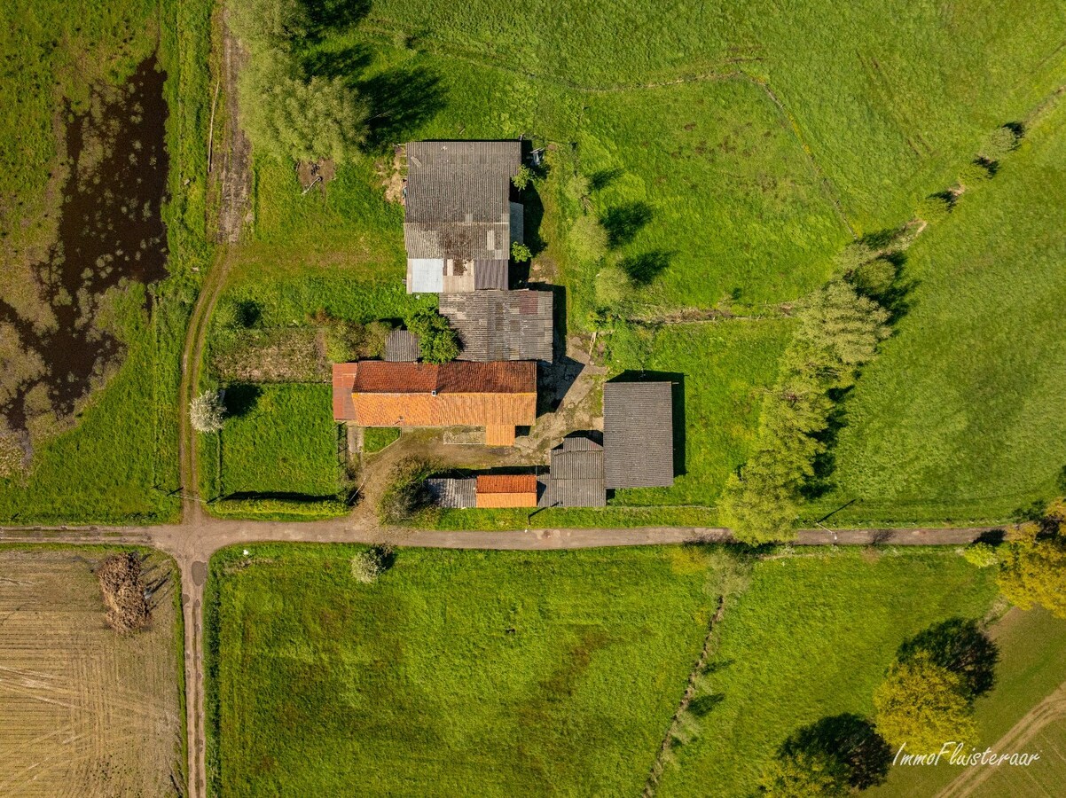 Idyllisch gelegen te renoveren hoeve te Melle op ca. 9,3ha 