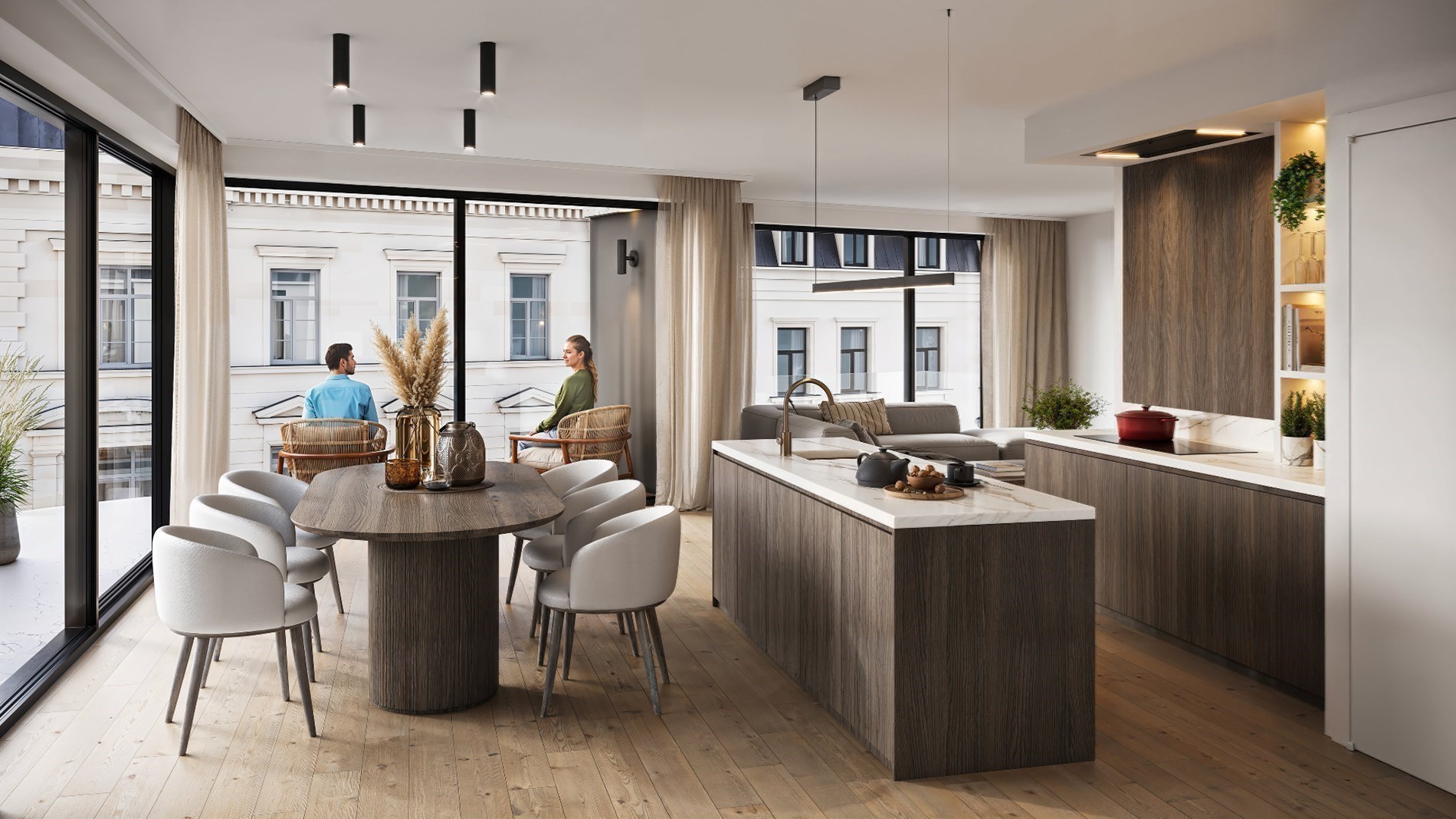 Residentie SABLE D&#39;OR: een duurzaam duplex appartement, vlakbij het strand 