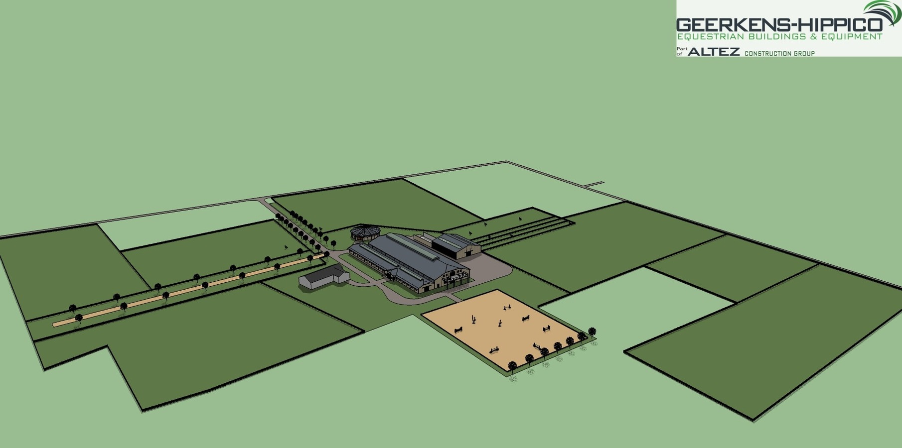 Project plot with license for professional horse keeping and house to be renovated on approximately 9ha in Neerpelt 