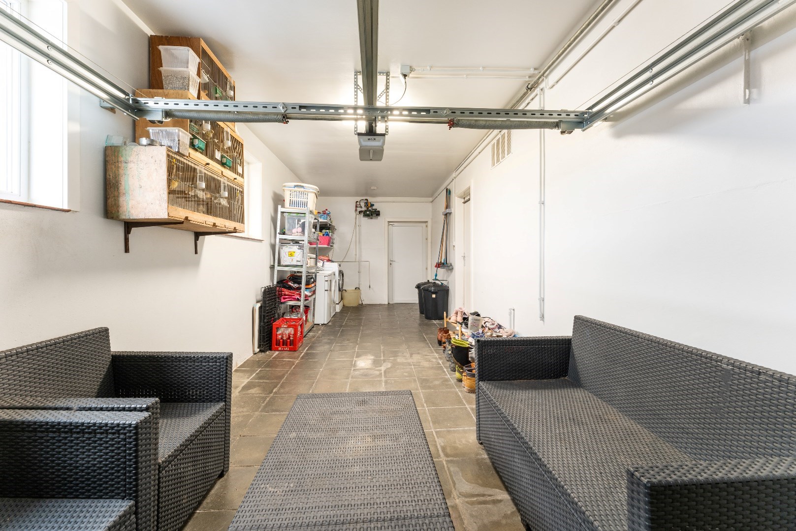 Inpandige garage/wasplaats