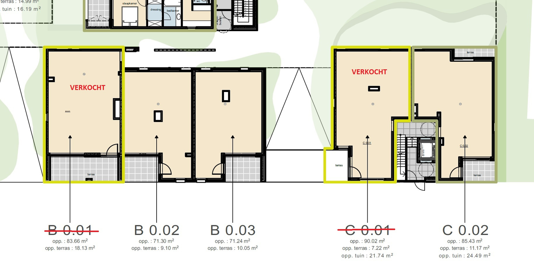 HANDELSRUIMTE van 85 m2 + terras 