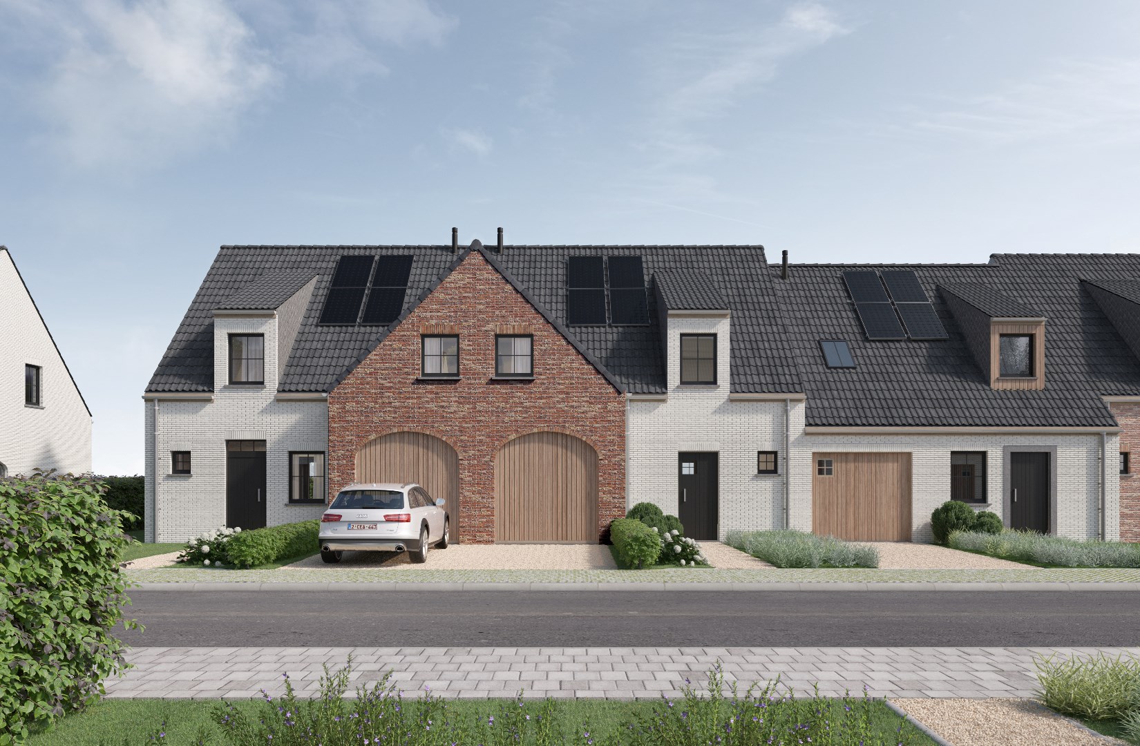 18 Bijna-EnergieNeutrale nieuwbouwwoningen te Wielsbeke 