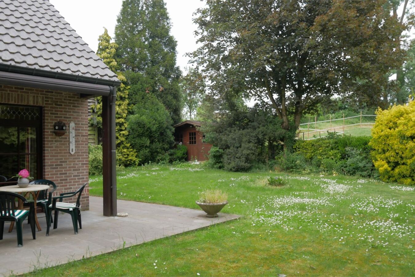 Charmante eengezinswoning met studio en ruime paardenweide. 