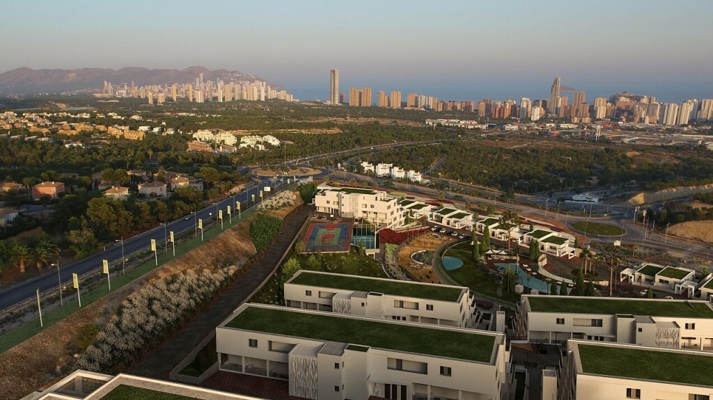 Appartementen met panoramisch uitzicht in Finestrat 