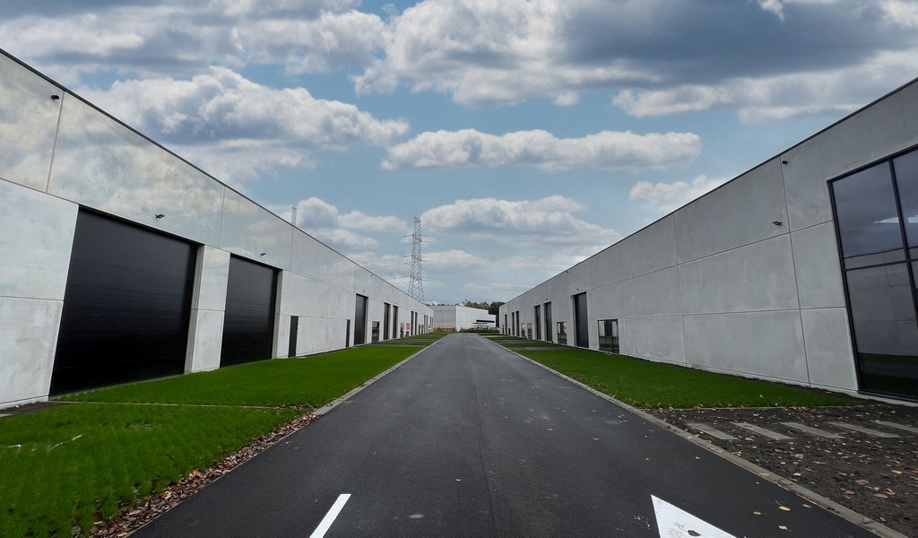 Opslagruimtes te huur in bedrijvenpark Kunstdal te Eeklo