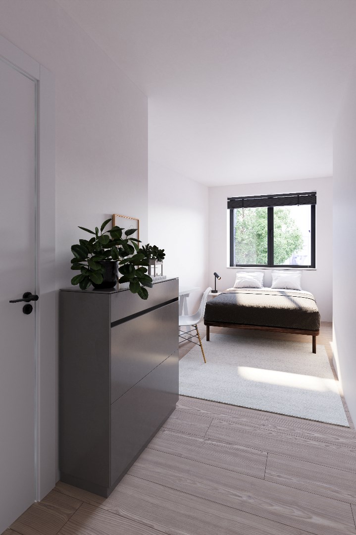 Volledig gerenoveerde en gemeubelde kamer met priv&#233;-sanitair in een kleinschalige residentie! 