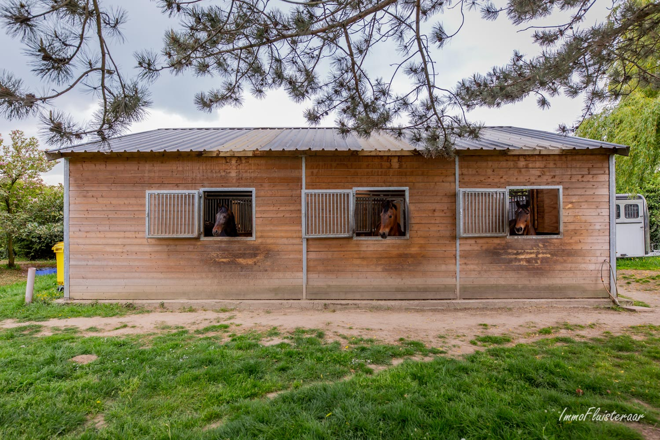 Woning met paardenaccommodatie en weiland op ca. 1ha te Kampenhout (Vlaams-Brabant) 