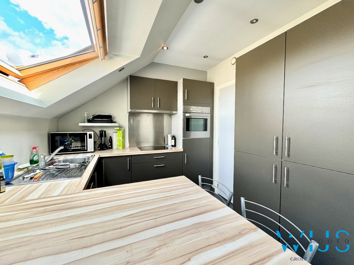 Gezellig dakappartement met 1 slaapkamer te Zelzate ! 