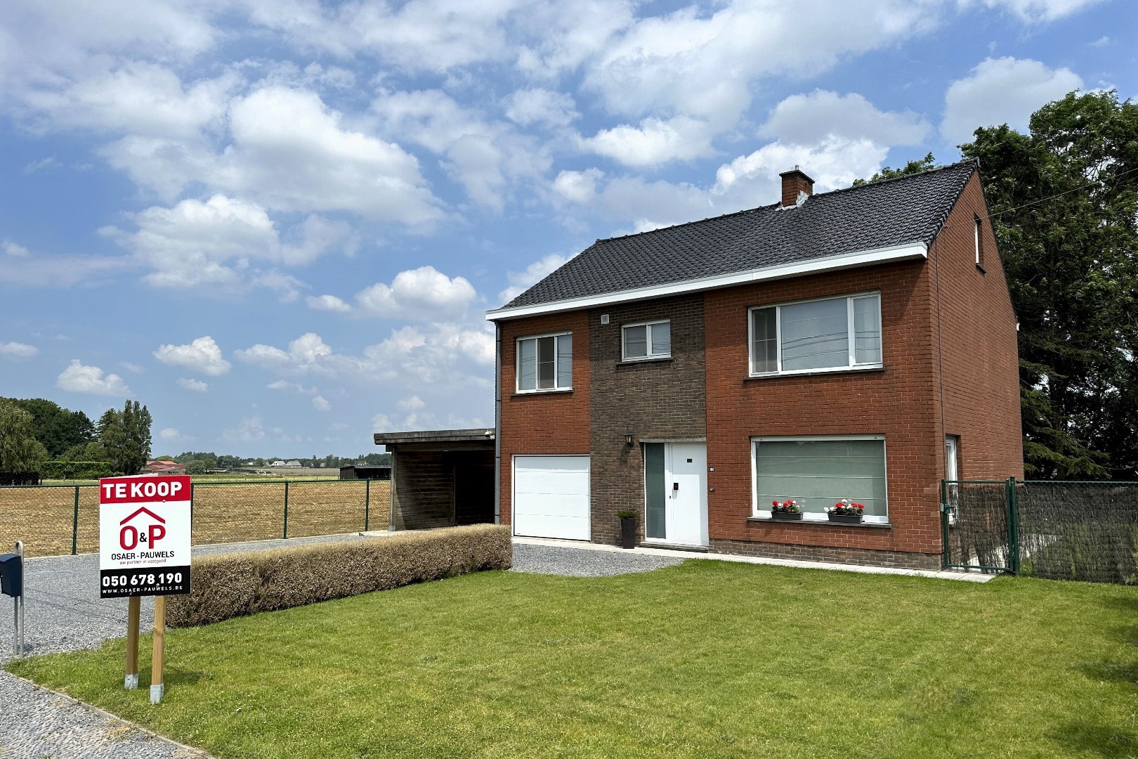 Vrijstaande woning, 4 slpk, garage en tuin, Torhout 