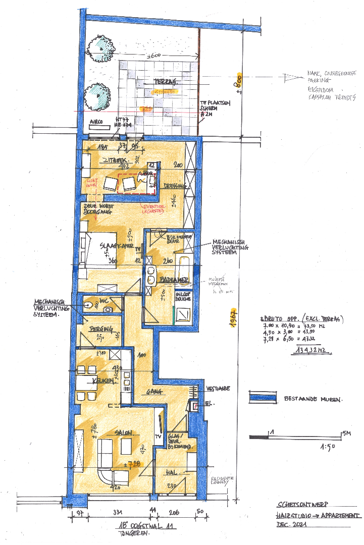 plan voorstel appartement