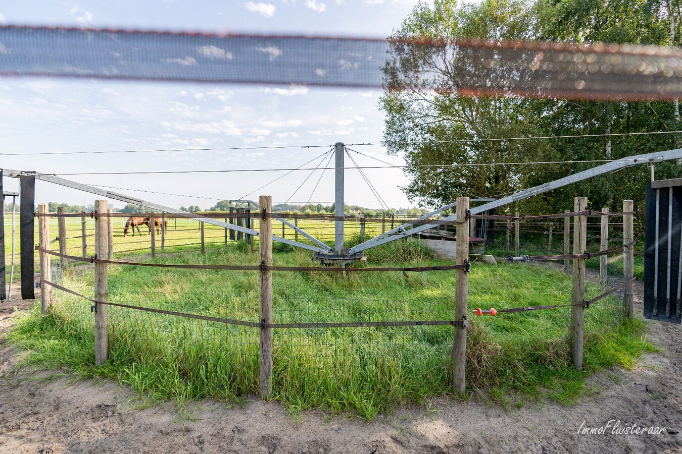 Semi-open house with stables, arena, and pastures on approximately 1.5 hectares in Sint-Katelijne-Waver (Optional to buy additional pasture of approximately 1 hectare) 