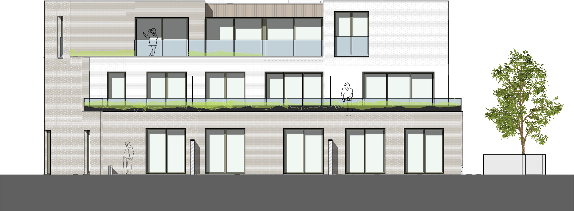 UITVERKOCHT - 8 nieuwbouwappartementen 