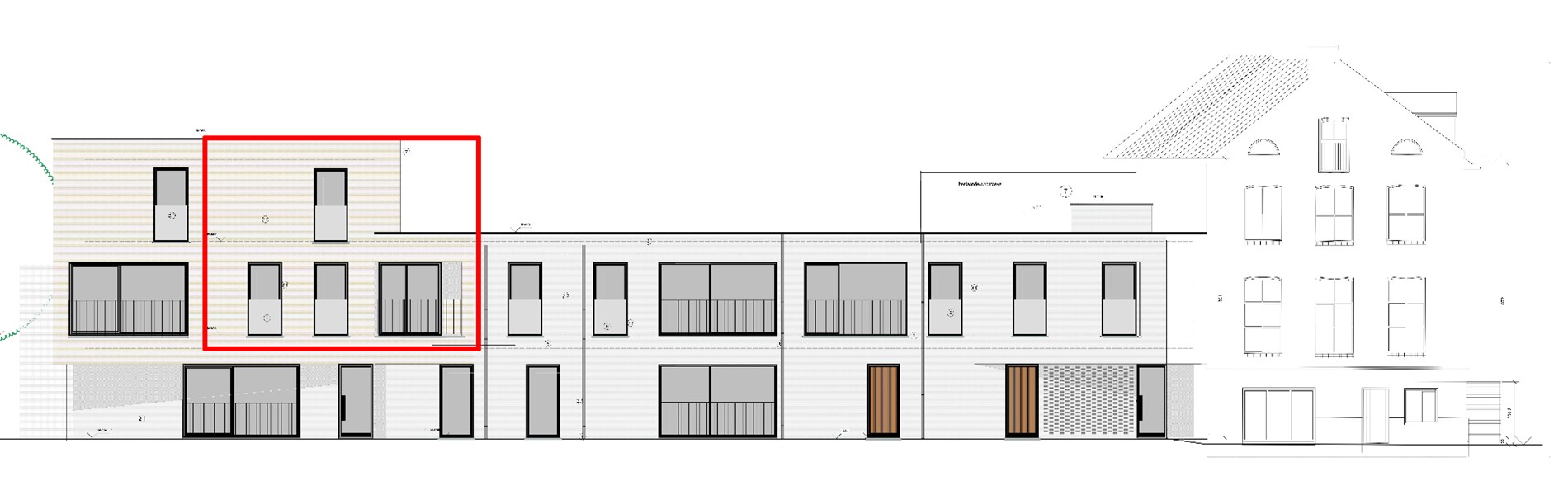 Duplex-appartement  (B1.3)  van 76,18m&#178; met 1 slaapkamer en terras 