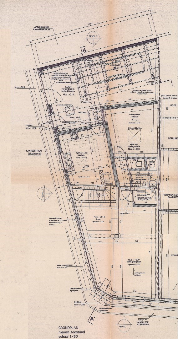 plan gelijkvloers