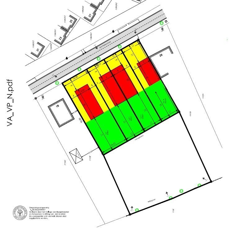Perceel bouwgrond in Olsene – zonder bouwverplichting! 