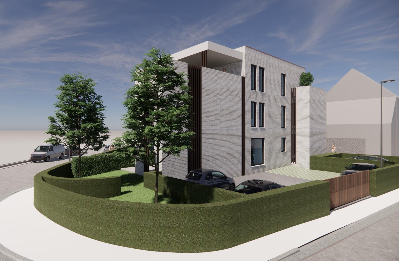 Nieuwbouw appartement, 3 terrassen en tuin, Torhout 