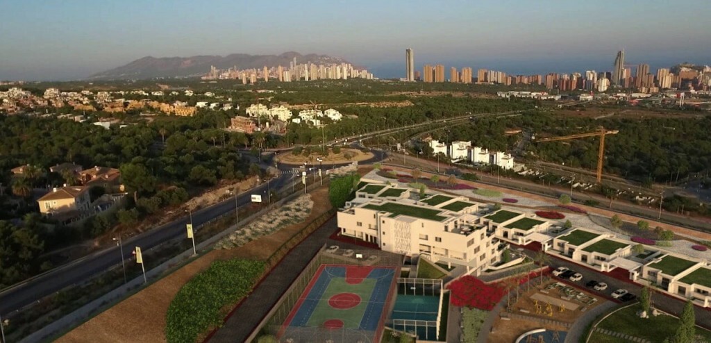 Appartementen met panoramisch uitzicht in Finestrat 