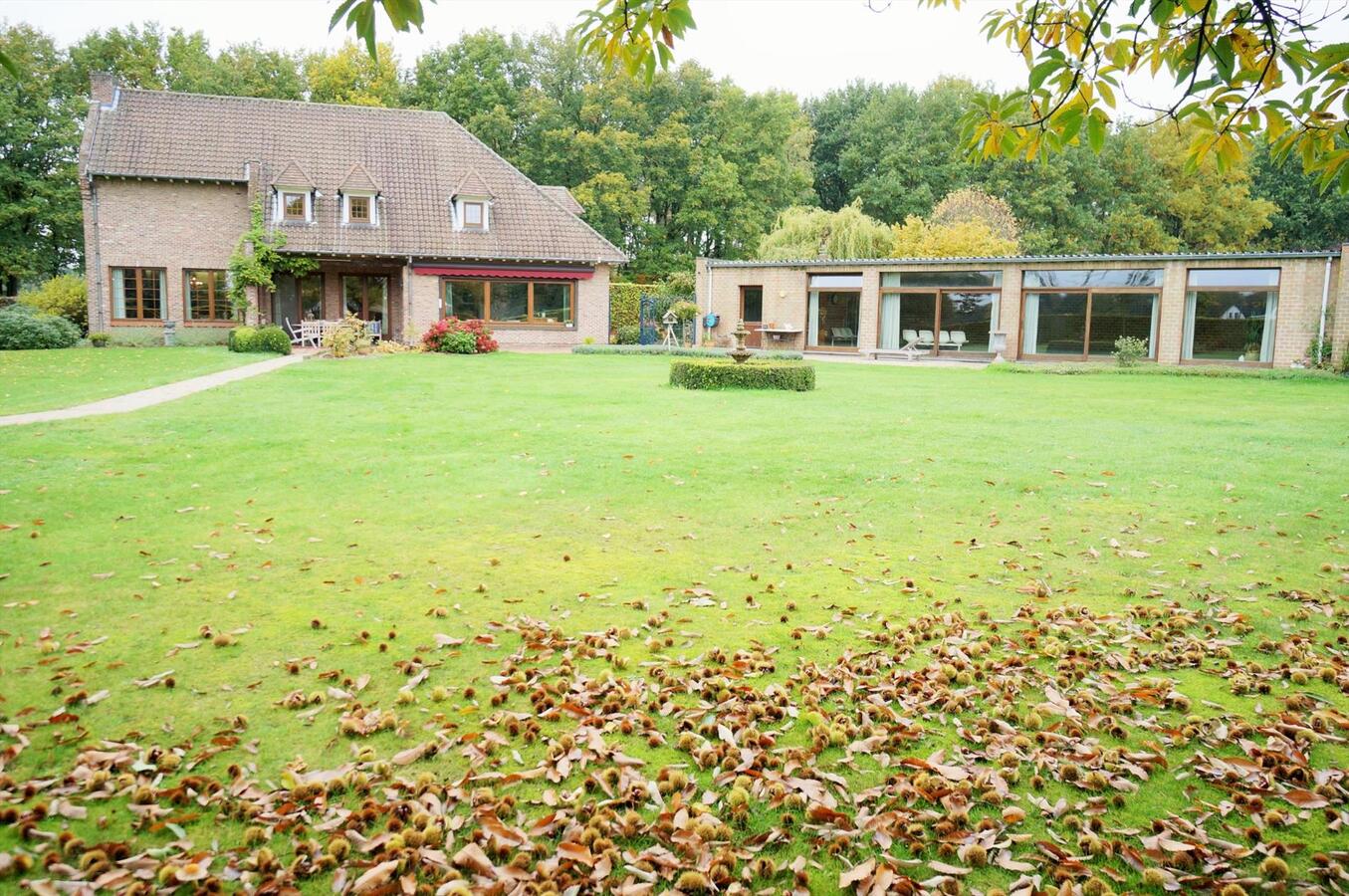 Prachtig landhuis met 5 stallen en weide op ca. 1,4 ha te Westerlo 