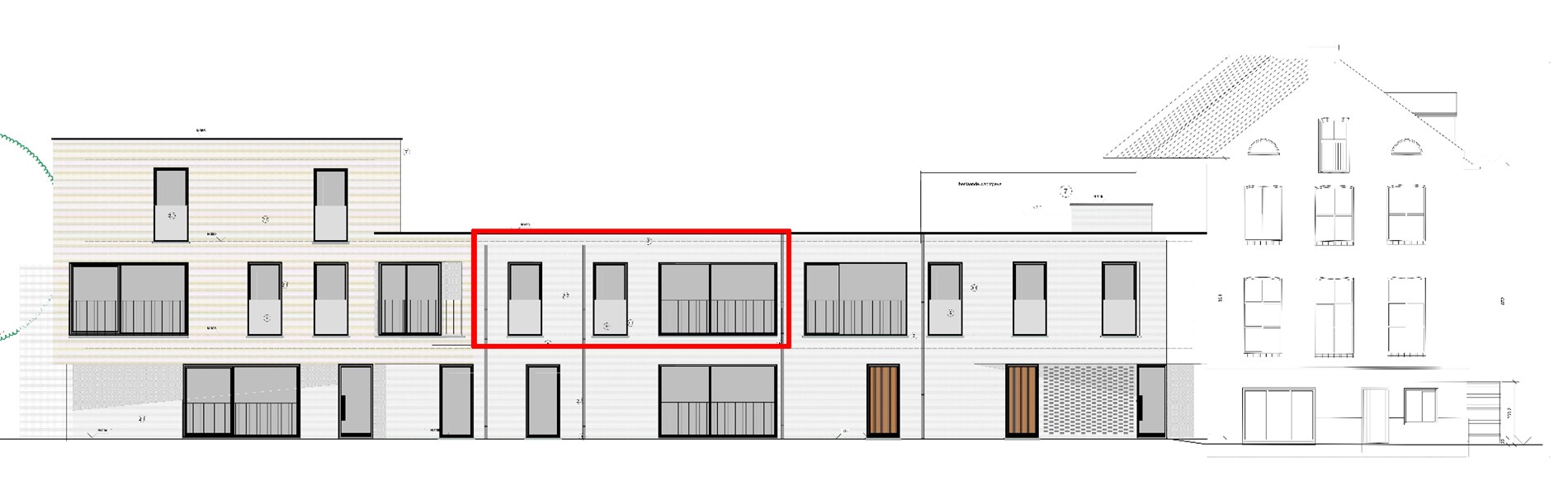 Appartement op de eerste verdieping (B1.2)  van 86,43m&#178; met 1 slaapkamer en terras 