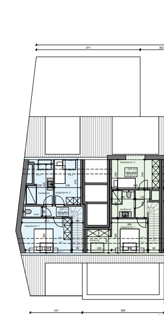 Nieuwbouw duplex appartement met 2 slaapkamers op toplocatie in Waregem! 