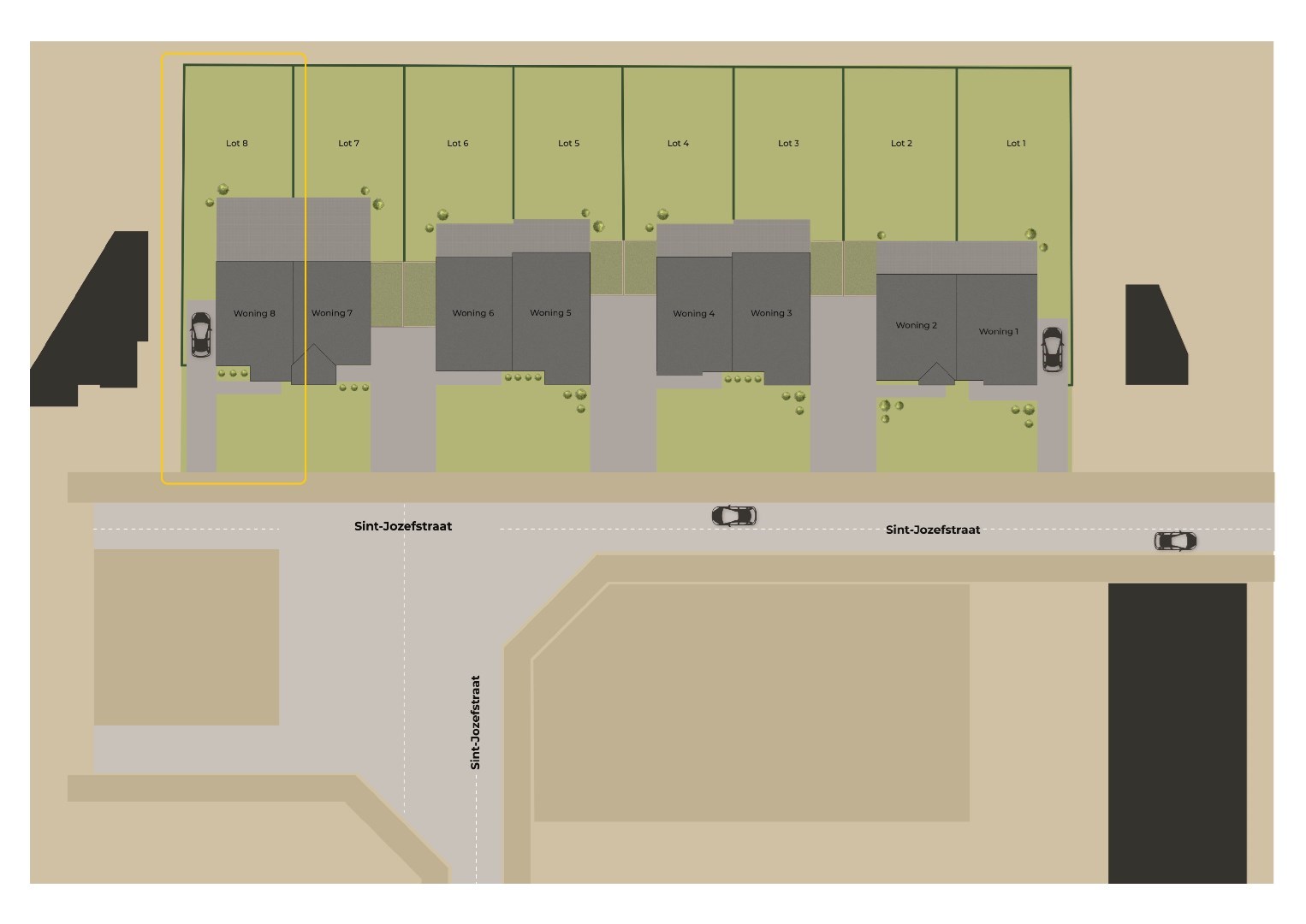 Halfvrijstaande BEN-woning in landelijke stijl op 3 a 75 ca. 