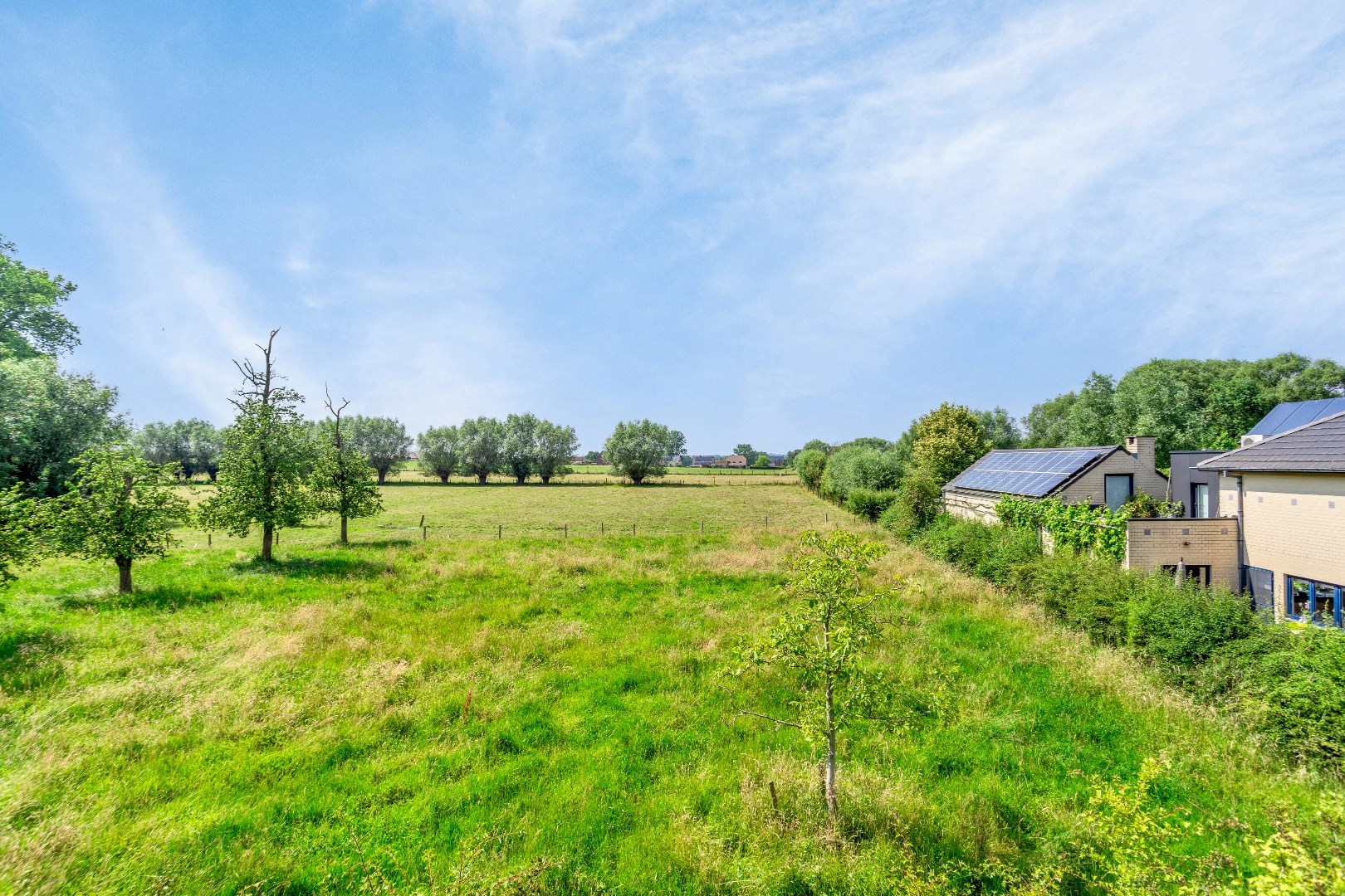 Zuidwest gerichte bouwgrond (6a35) te koop in Zandbergen 