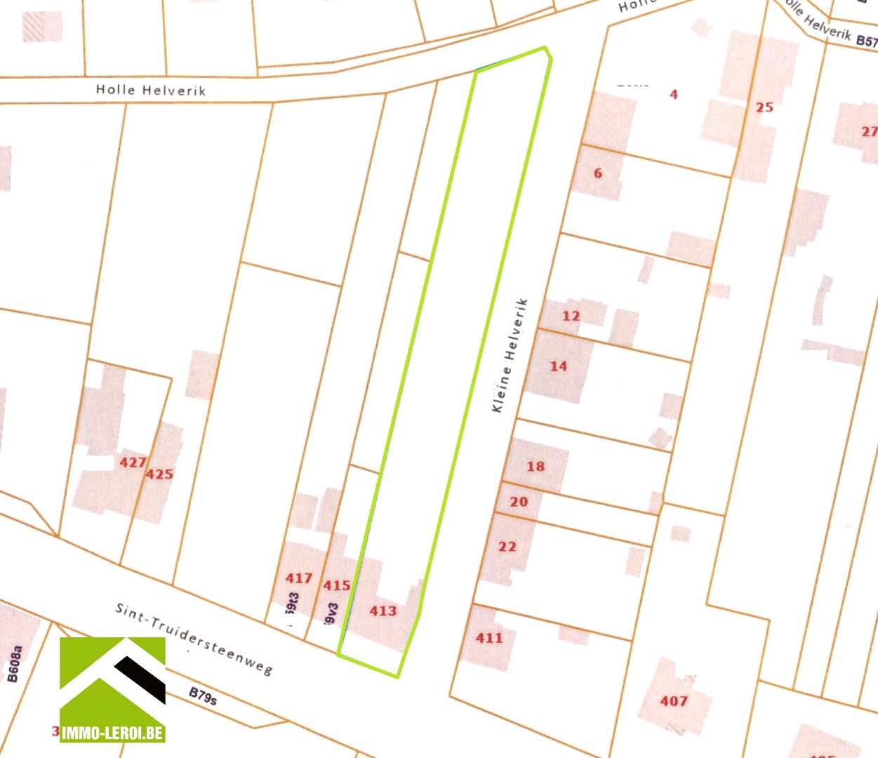 Projectgrond - Woning met diepe tuin, palend aan 3 straten 