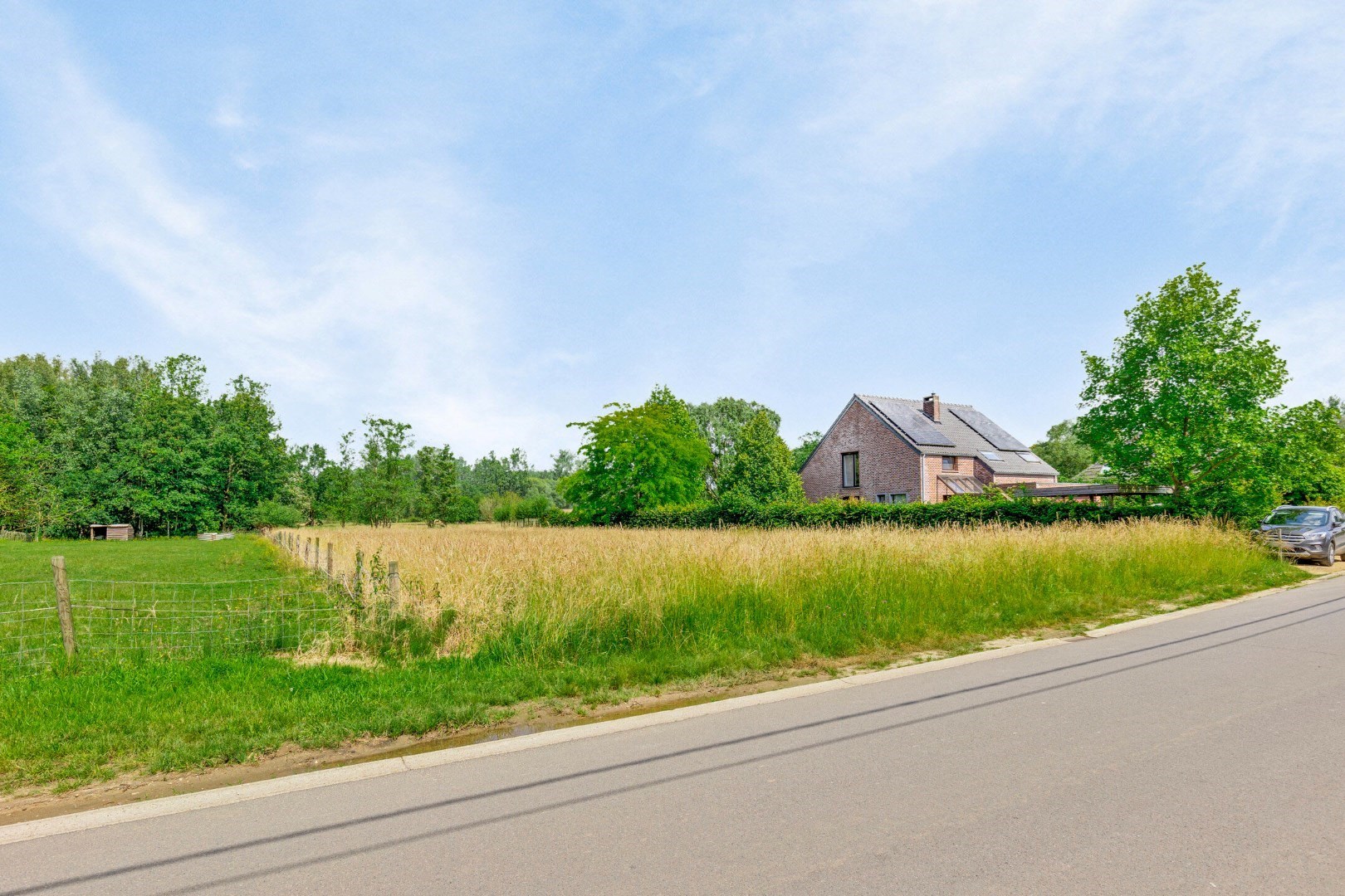 Bouwgrond van 17a15ca met zicht op een natuurgebied 