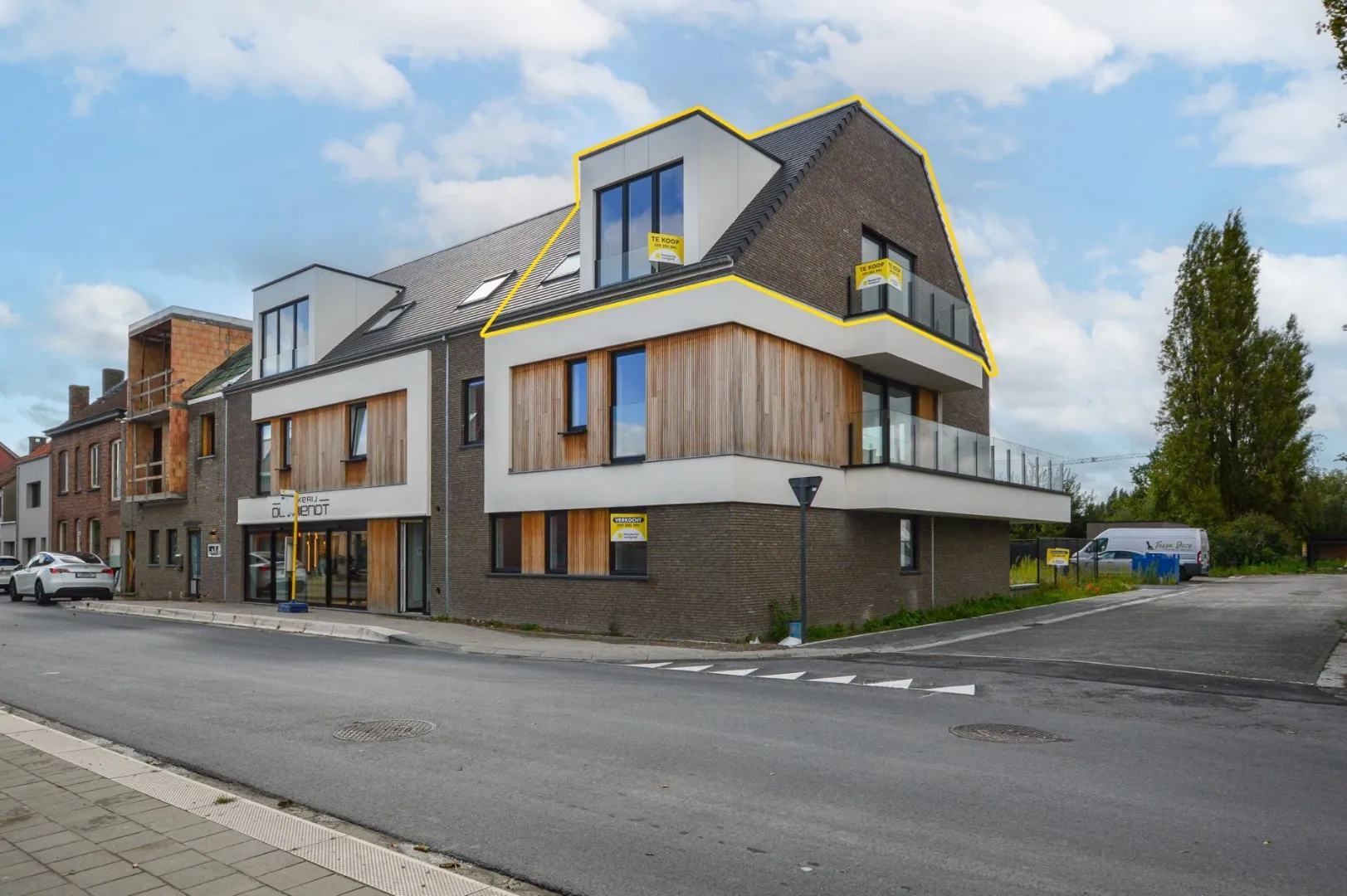 Appartement op de 2e verdieping met 2 slaapkamers en ruim zongericht terras (App 2.02)