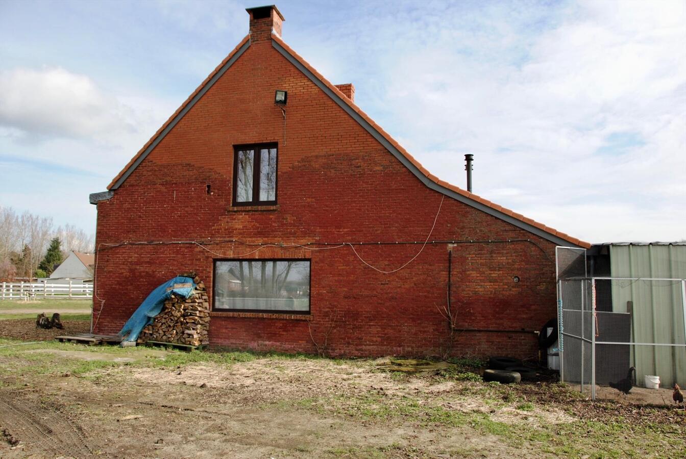House with stables on approximately 45a in Oelegem, possibility to buy 1,5ha 