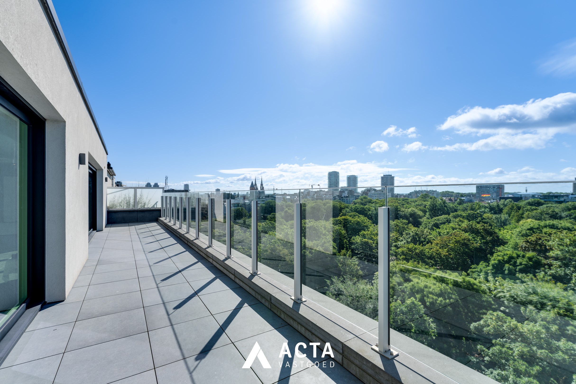 Gerenoveerde penthouse met drie slaapkamers aan het Leopoldpark 