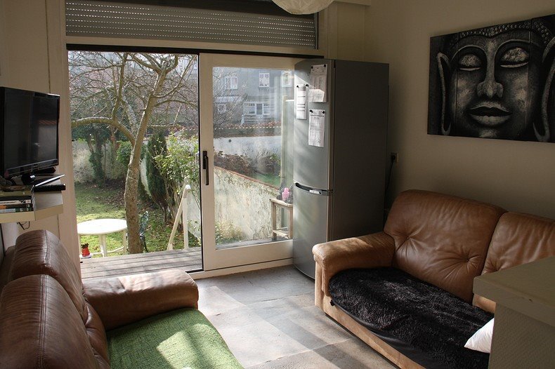Gelijkvloers appartement met tuin centrum Oostende 