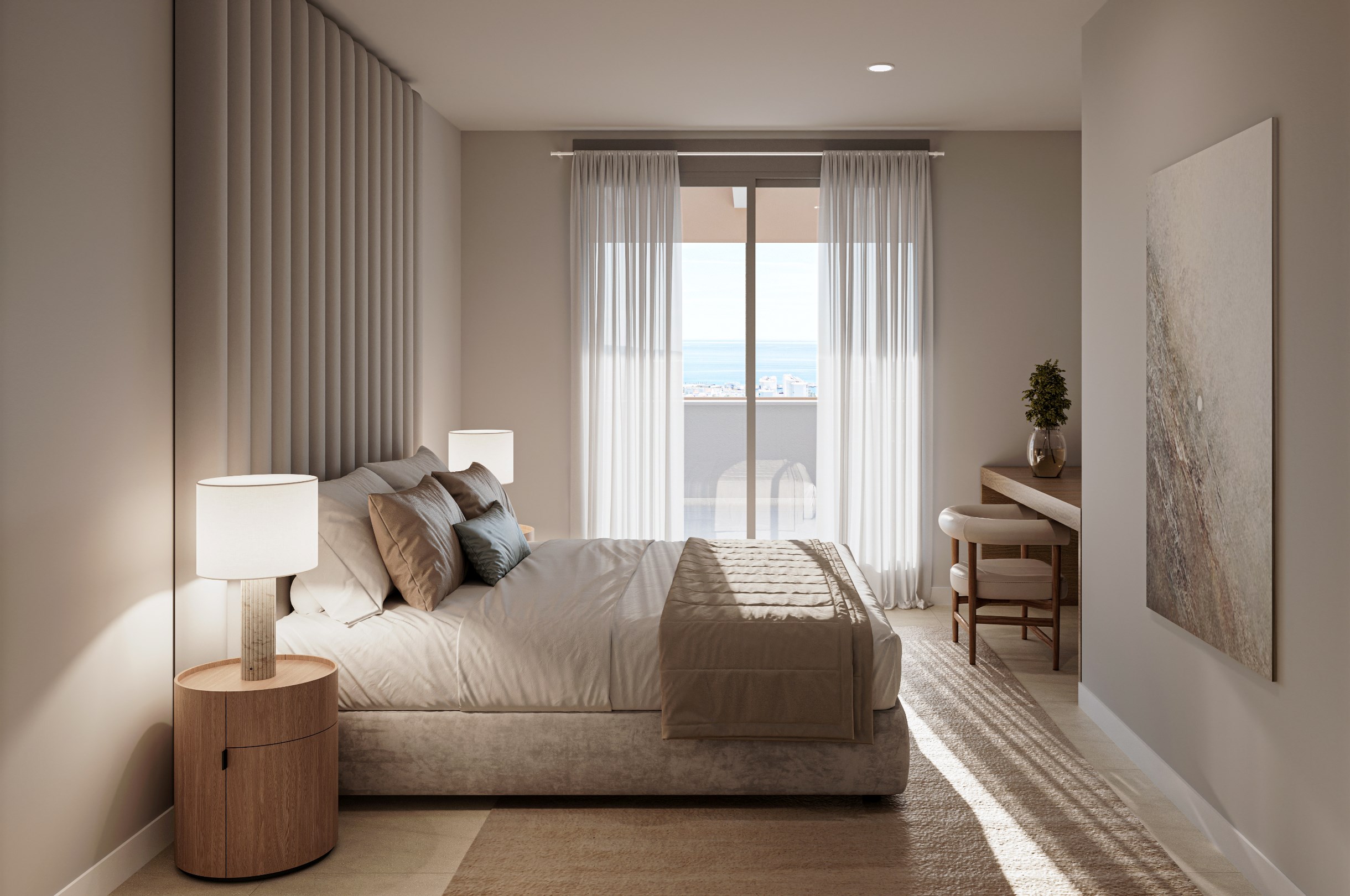 South Sand: Ruime 1,2,3 en 4 slaapkamer appartementen in Estepona met zeezicht 