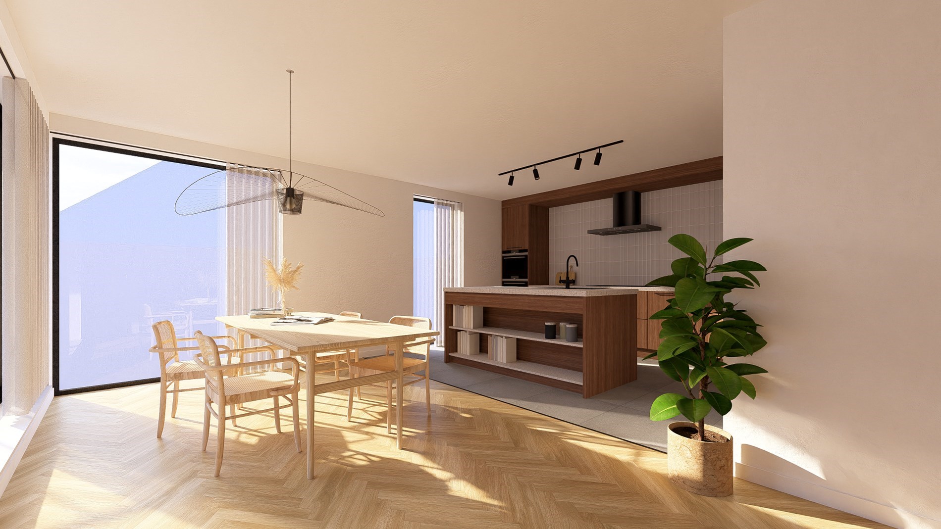 Ruim nieuwbouw appartement op eerste verdieping in centrum Oudenburg 