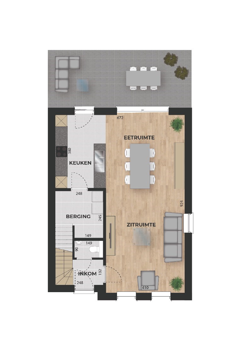 Halfvrijstaande BEN-woning in landelijke stijl op 3 a 75 ca. 