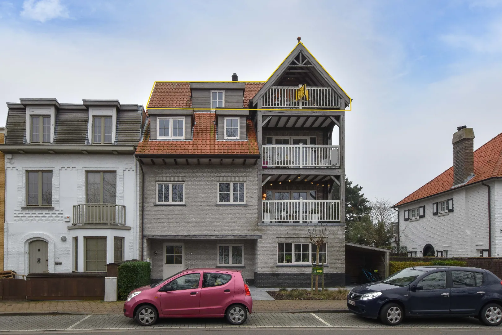 Centraal gelegen appartement met 1 slaapkamer te De Haan