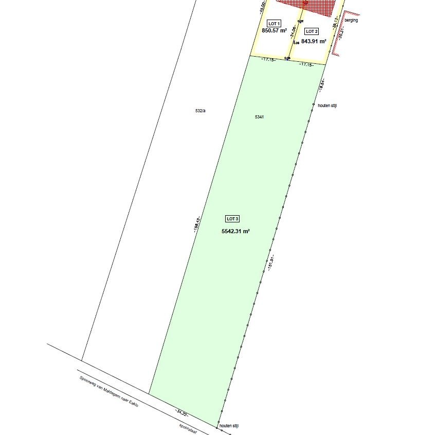 LOT 2 - 844m&#178; - Halfopen 