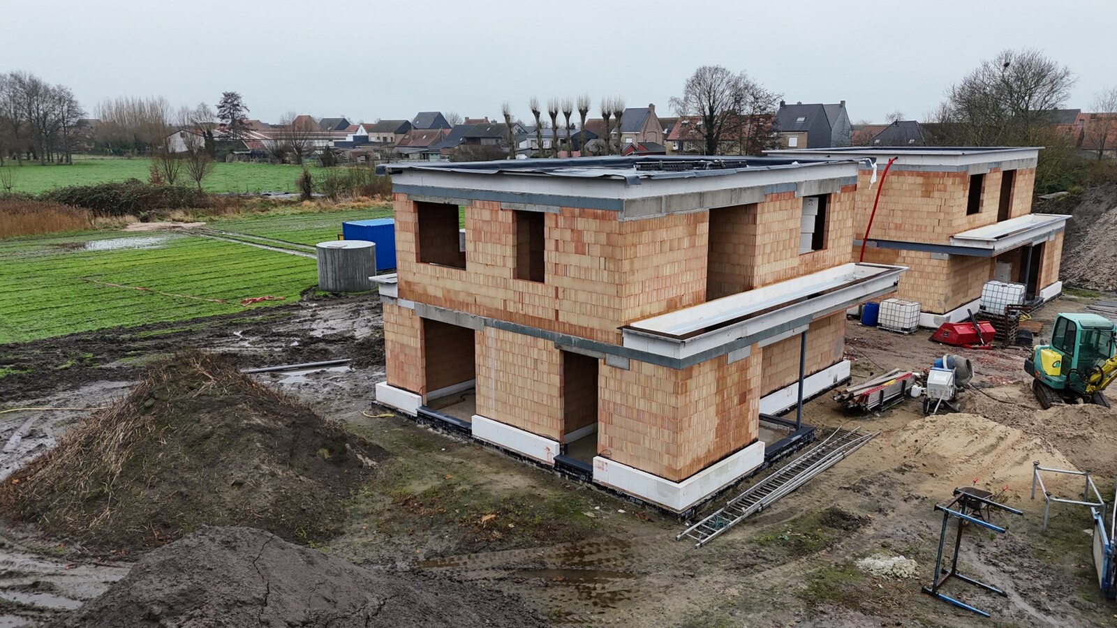 Rustig gelegen nieuwbouwwoning met 3 slaapkamers en prachtig zicht op de velden te Gistel 