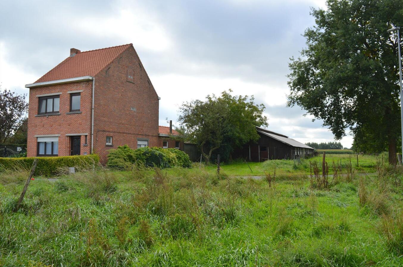 Te renoveren woning met loods en weide op 7.327m&#178; te Zele 